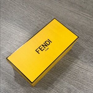 Fendi Yellow Men's Accessory Box